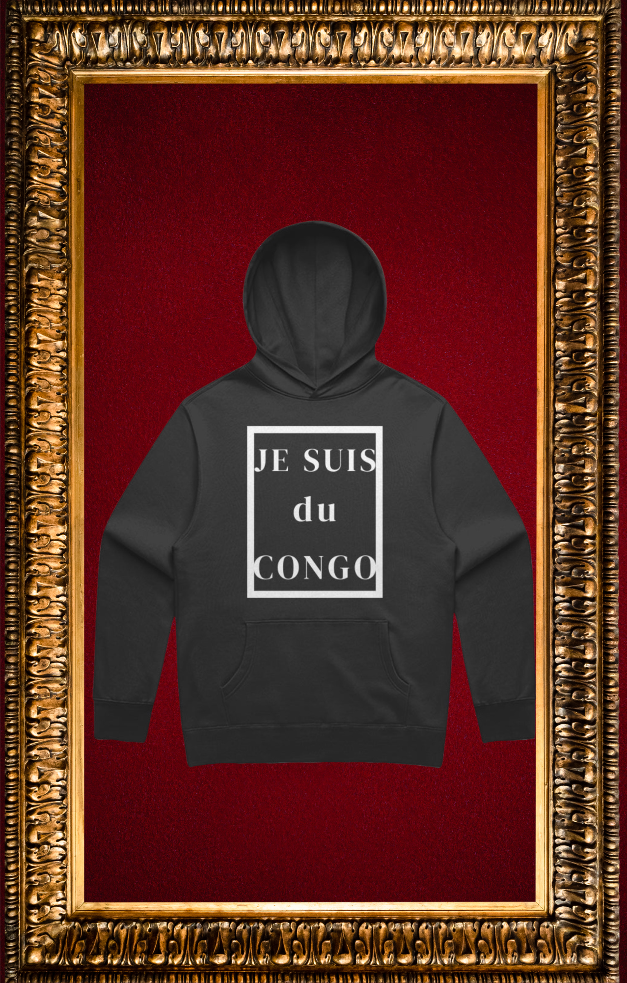 Hoodie Signature “Je suis du Congo” — Hoodie Premium Oversize