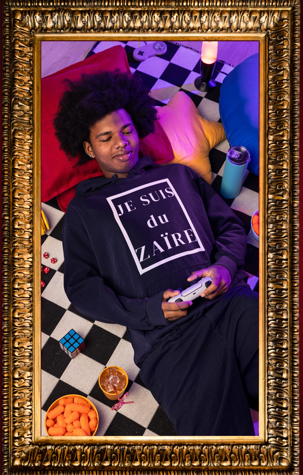 Je suis du Zaïre — Hoodie Premium Oversize | L'Âge d'Or Retrouvé