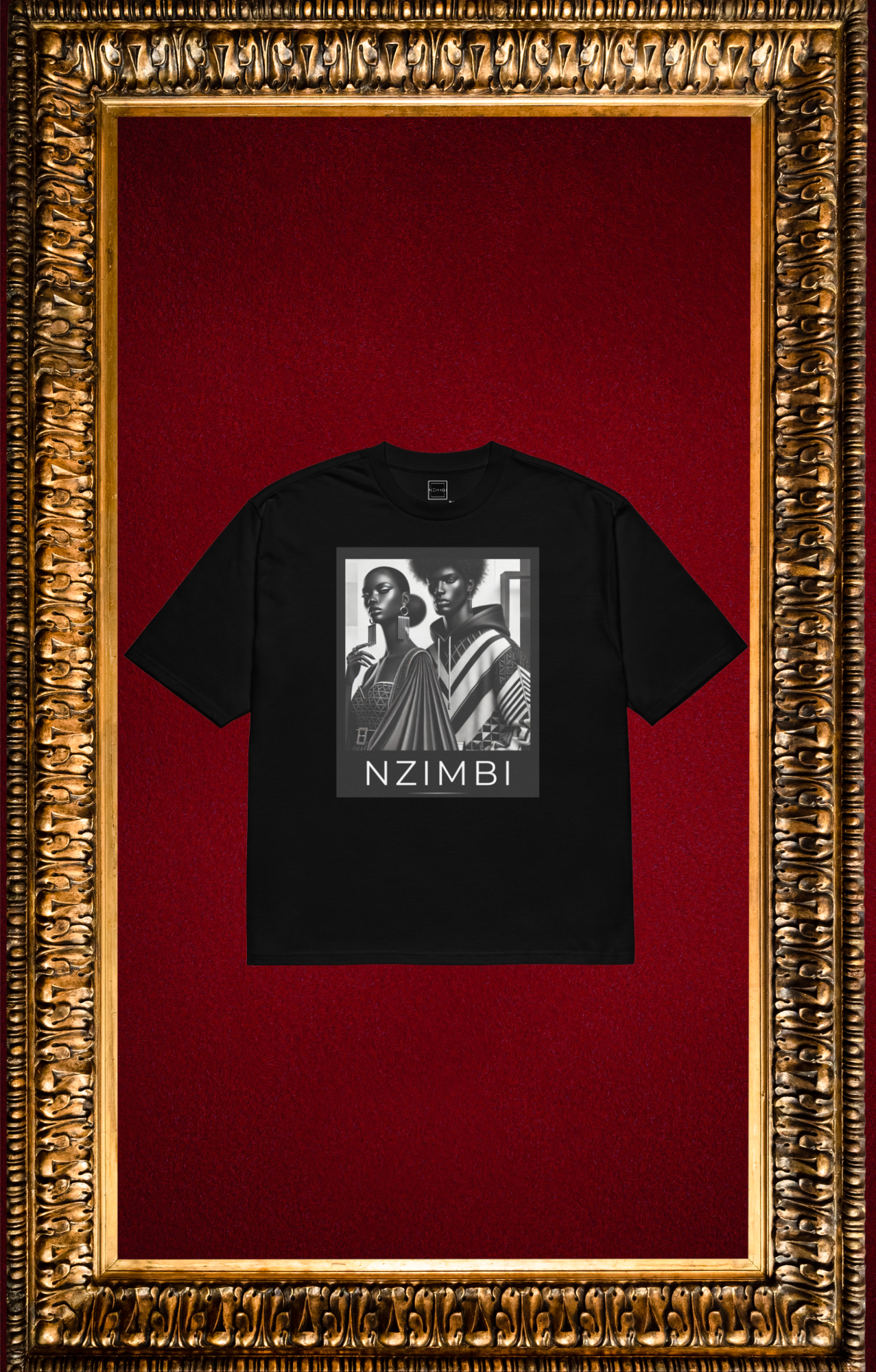 T-Shirt Oversize Premium NZIMBI WORLD – Force et Élégance