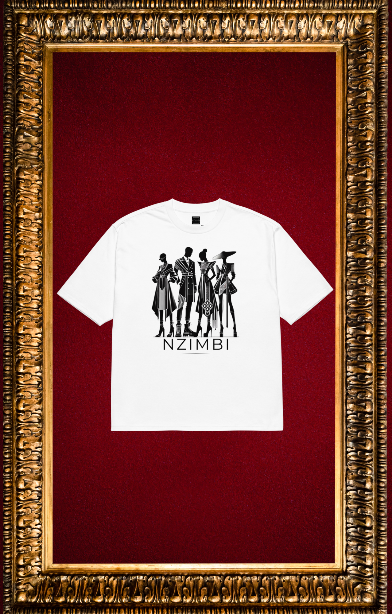 T-Shirt Oversize Premium NZIMBI WORLD – Héritage et Puissance Africaine