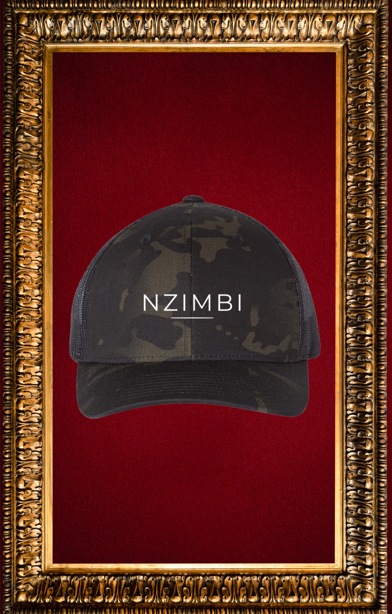 Casquette Camouflage NZIMBI WORLD | Sobriété Guerrière, Héritage Affirmé