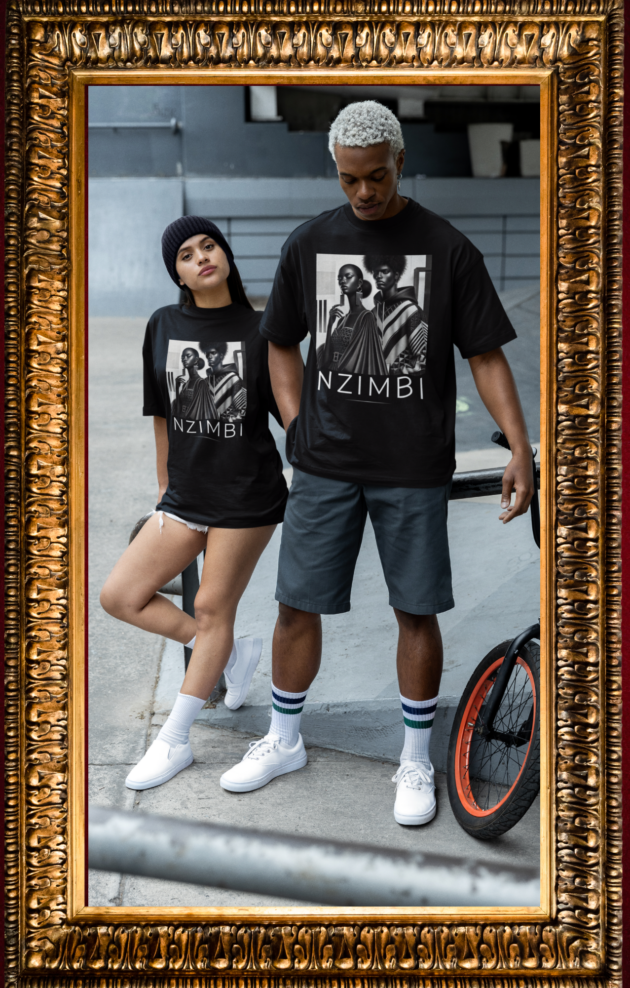 T-Shirt Oversize Premium NZIMBI WORLD – Force et Élégance